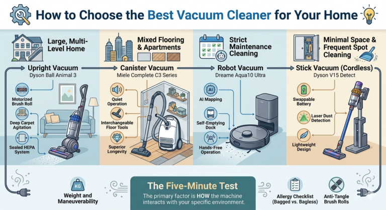 How to Choose the Best Vacuum Cleaner for Your Home